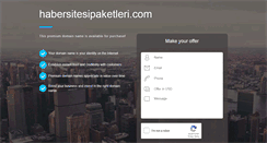 Desktop Screenshot of habersitesipaketleri.com